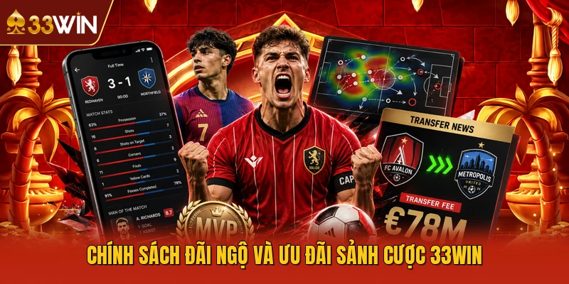 Chính sách đãi ngộ và ưu đãi sảnh cược 33WIN