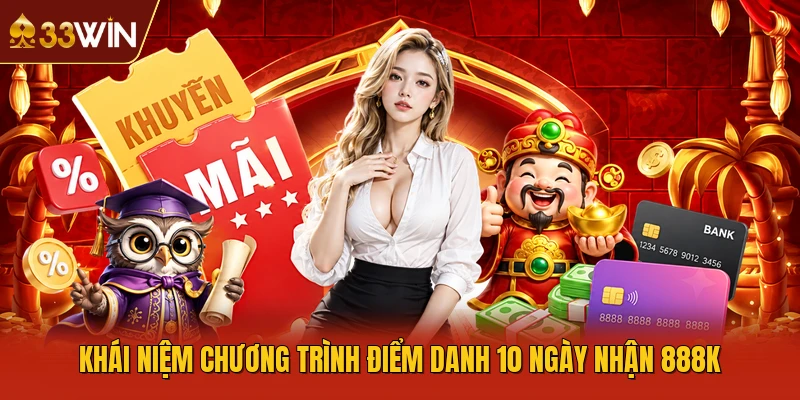 Khái niệm chương trình điểm danh 10 ngày nhận 888K