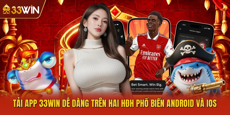 Tải App 33WIN Dễ Dàng Trên Hai HĐH Phổ Biến Android Và IOS